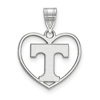 Women's Tennessee Volunteers Sterling Silver Logo Heart Pendant
