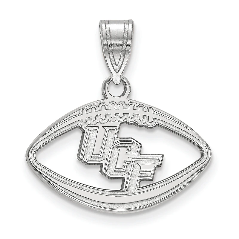 Women's UCF Knights Sterling Silver Logo Football Pendant