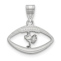Women's Virginia Tech Hokies Sterling Silver Mascot Football Pendant