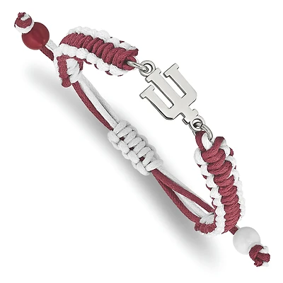 Women's Indiana Hoosiers Stainless Steel Color Bracelet