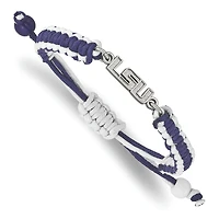 Women's LSU Tigers Stainless Steel Color Bracelet