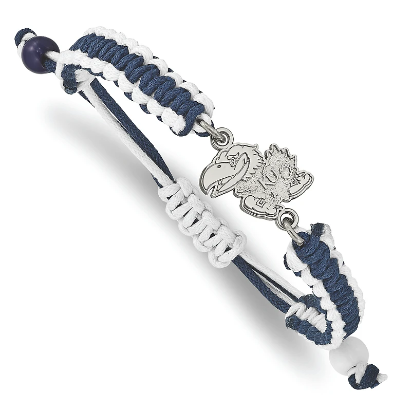 Women's Kansas Jayhawks Stainless Steel Color Bracelet