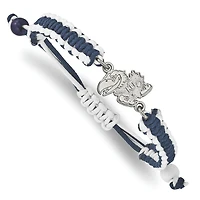 Women's Kansas Jayhawks Stainless Steel Color Bracelet
