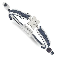 Women's Michigan Wolverines Stainless Steel Color Bracelet