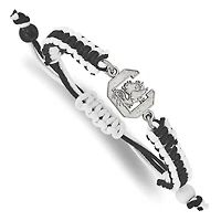 Women's South Carolina Gamecocks Stainless Steel Color Bracelet