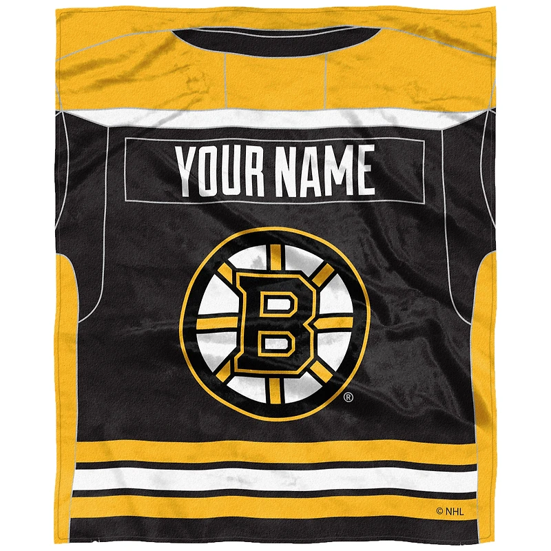 The Northwest Company Boston Bruins 50'' x 60'' Personalized Silk Touch Throw