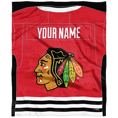 The Northwest Company Chicago Blackhawks 50'' x 60'' Personalized Silk Touch Throw