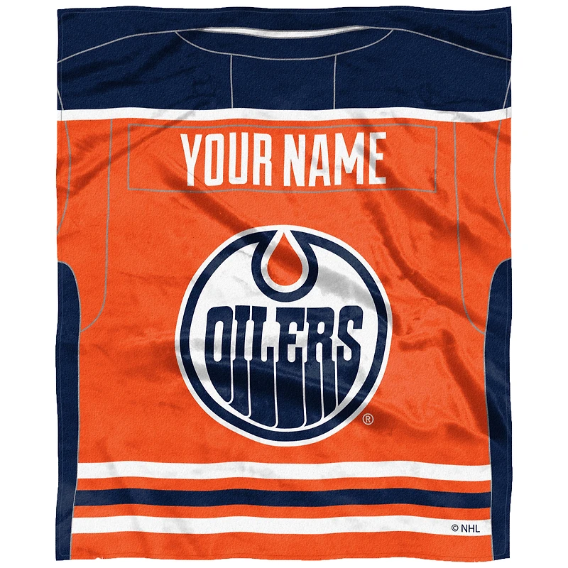 The Northwest Company Edmonton Oilers 50'' x 60'' Personalized Silk Touch Throw