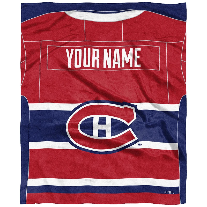 The Northwest Company Montreal Canadiens 50'' x 60'' Personalized Silk Touch Throw