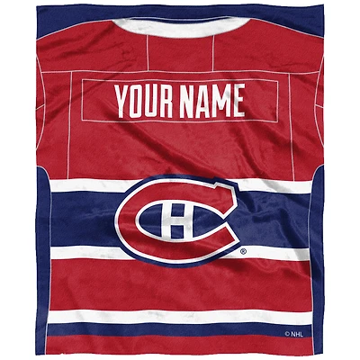 The Northwest Company Montreal Canadiens 50'' x 60'' Personalized Silk Touch Throw