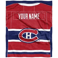 The Northwest Company Montreal Canadiens 50'' x 60'' Personalized Silk Touch Throw