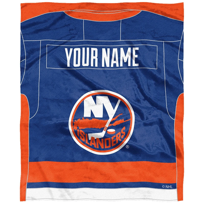 The Northwest Company New York Islanders 50'' x 60'' Personalized Silk Touch Throw