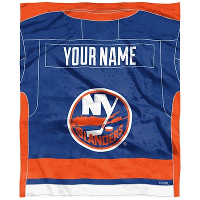 The Northwest Company New York Islanders 50'' x 60'' Personalized Silk Touch Throw