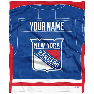 The Northwest Company New York Rangers 50'' x 60'' Personalized Silk Touch Throw
