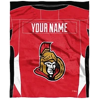 The Northwest Company Ottawa Senators 50'' x 60'' Personalized Silk Touch Throw