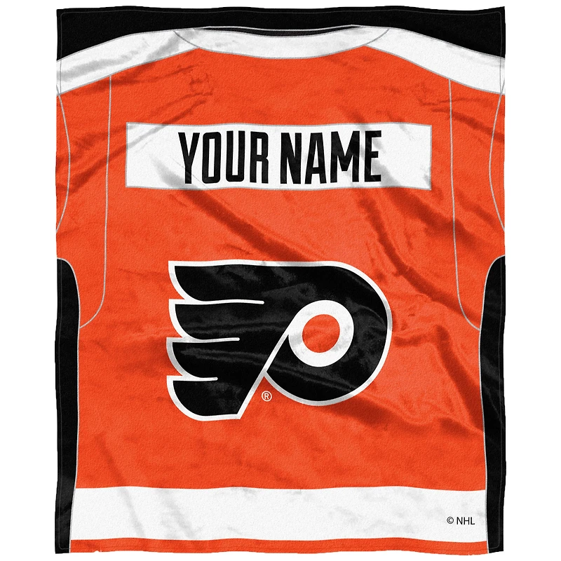 The Northwest Company Philadelphia Flyers 50'' x 60'' Personalized Silk Touch Throw