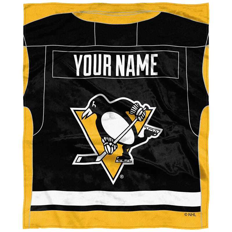 The Northwest Company Pittsburgh Penguins 50'' x 60'' Personalized Silk Touch Throw