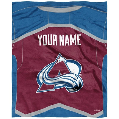 The Northwest Company Colorado Avalanche 50'' x 60'' Personalized Silk Touch Throw