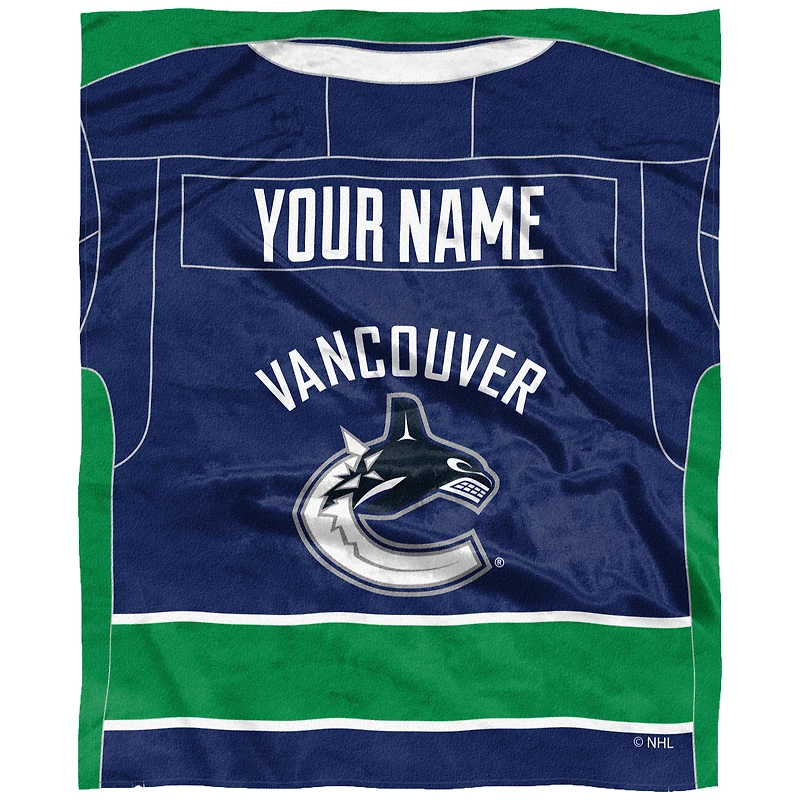 The Northwest Company Vancouver Canucks 50'' x 60'' Personalized Silk Touch Throw