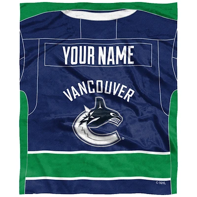 The Northwest Company Vancouver Canucks 50'' x 60'' Personalized Silk Touch Throw