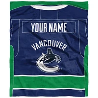 The Northwest Company Vancouver Canucks 50'' x 60'' Personalized Silk Touch Throw