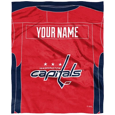 The Northwest Company Washington Capitals 50'' x 60'' Personalized Silk Touch Throw