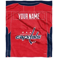 The Northwest Company Washington Capitals 50'' x 60'' Personalized Silk Touch Throw