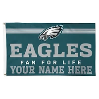 WinCraft Philadelphia Eagles 3' x 5' One-Sided Deluxe Personalized Flag
