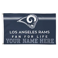 WinCraft Los Angeles Rams 3' x 5' One-Sided Deluxe Personalized Flag