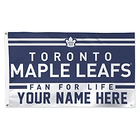 WinCraft Toronto Maple Leafs 3' x 5' One-Sided Deluxe Personalized Flag