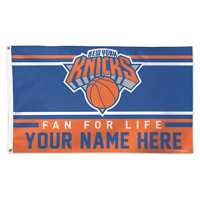 WinCraft New York Knicks 3' x 5' One-Sided Deluxe Personalized Flag