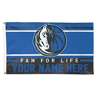 WinCraft Dallas Mavericks 3' x 5' One-Sided Deluxe Personalized Flag