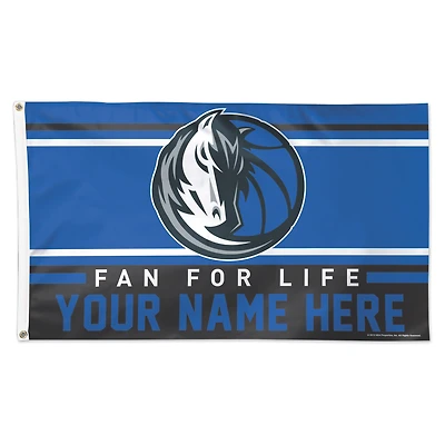 WinCraft Dallas Mavericks 3' x 5' One-Sided Deluxe Personalized Flag