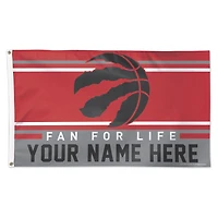 WinCraft Toronto Raptors 3' x 5' One-Sided Deluxe Personalized Flag