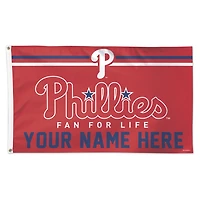 WinCraft Philadelphia Phillies 3' x 5' One-Sided Deluxe Personalized Flag