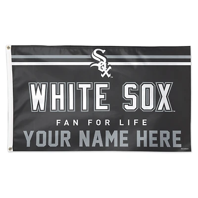 WinCraft Chicago White Sox 3' x 5' One-Sided Deluxe Personalized Flag
