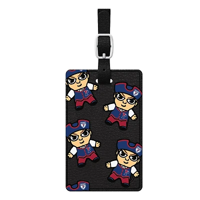 Black Pennsylvania Quakers Mascot Tokyodachi Bag Tag