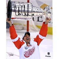 Chris Chelios Detroit Red Wings Autographed 8" x 10" Raising Cup Photograph