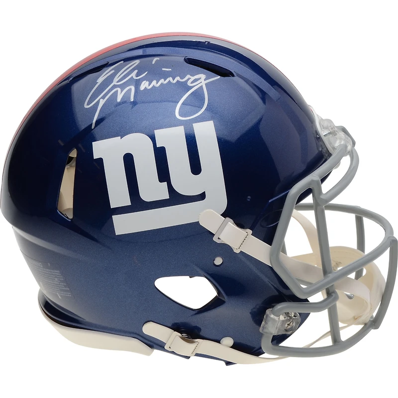 Eli Manning New York Giants Autographed Riddell Speed Pro-Line Helmet