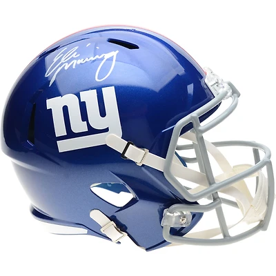 Eli Manning New York Giants Autographed Riddell Speed Replica Helmet