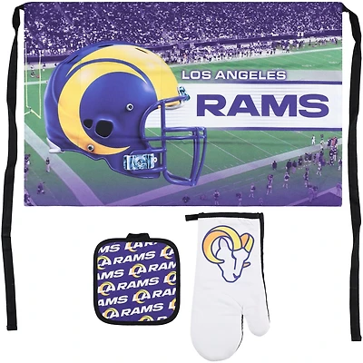 WinCraft Los Angeles Rams 3-Piece Barbecue Set