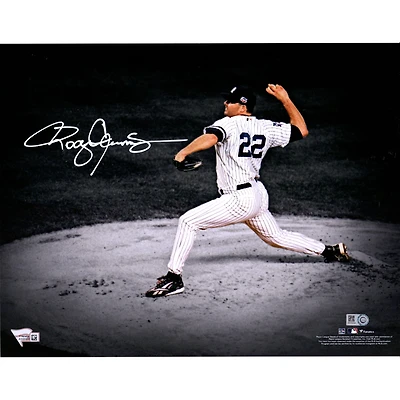 Roger Clemens New York Yankees Autographed 11" x 14" Spotlight Photograph