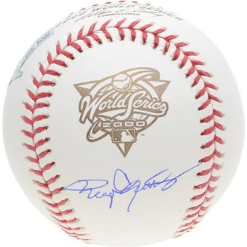 Roger Clemens New York Yankees Autographed 2000 World Series Logo Baseball