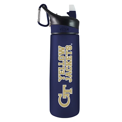Black Georgia Tech Yellow Jackets 24oz. Tritan Plastic Sport Bottle