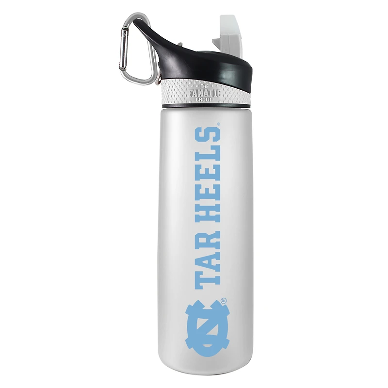White North Carolina Tar Heels 24oz. Tritan Plastic Sport Bottle