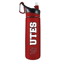 Red Utah Utes 24oz. Tritan Plastic Sport Bottle