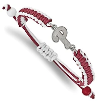 Women's Philadelphia Phillies Stainless Steel Adjustable Cord Bracelet