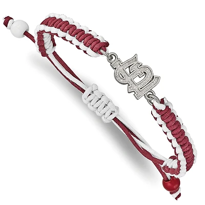 Women's St. Louis Cardinals Stainless Steel Adjustable Cord Bracelet