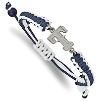 Women's Texas Rangers Stainless Steel Adjustable Cord Bracelet