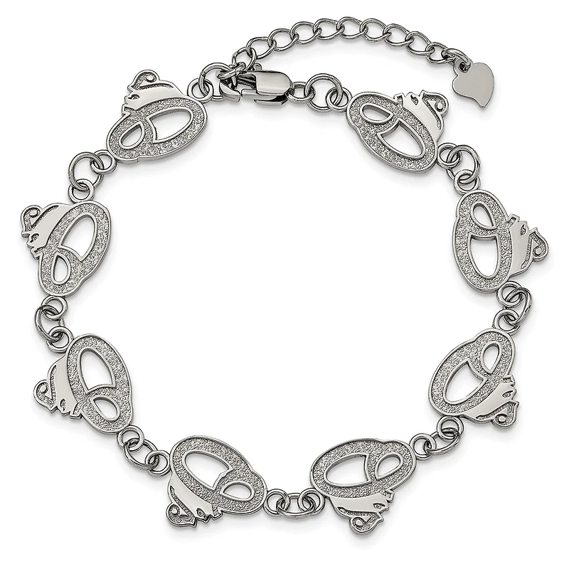 Women's Baltimore Orioles Logo Bracelet with Extension